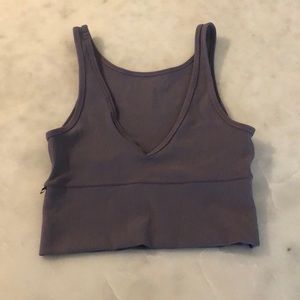 Lululemon purple Power Pivot Tank